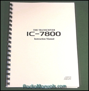 Icom IC-7800 Instruction Manual - Click Image to Close